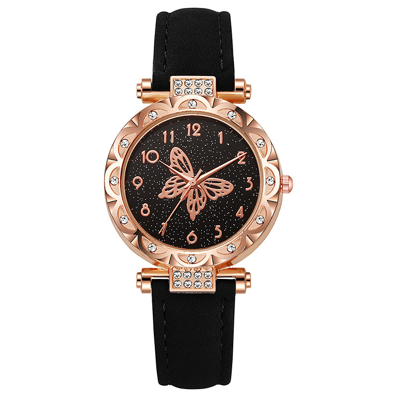 Comercio exterior transfronterizo nuevo reloj de moda moda femenina simple mariposa reloj de cuarzo al por mayor reloj de venta directa