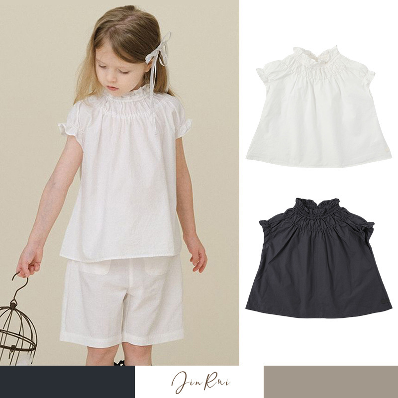 Restock 2026 Summer Style Bene Same Style Girls' Shirt, All-Cotton Ribbed Luya Girls' White Shirt, Versatile Shirt Restock 2026 Summer Style Bene Same Style Girls' Shirt, All-Cotton Ribbed Luya Girls' White Shirt, Versatile Shirt
