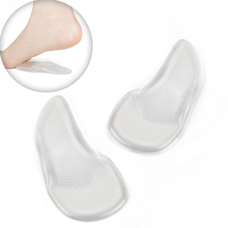Силиконовая арочная подушка для стопы с плоской стопой, стелька из полиуретана, семиконечная стелька с высоким каблуком для мужчин и женщин