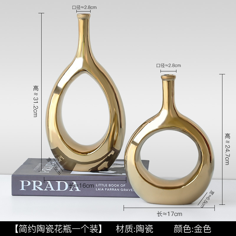 リビングルームの置物は軽くて豪華で高級な雰囲気のお酒棚の装飾品です。