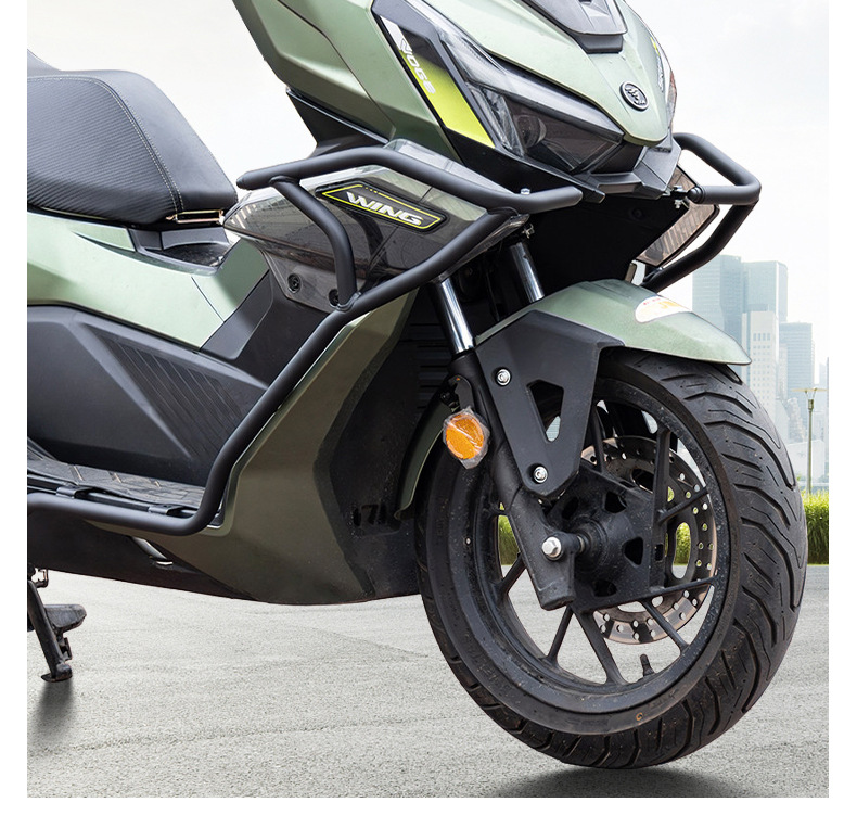 Suitable for Wuji Sr150R Scooter Front and Rear Bumper Guards, Exhaust Bars, Exhaust Covers, Modification Parts