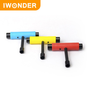 T-Type Tool Steel Material Comes with L-Type Tool 3-Hole Wrench Skateboard Longboard Electric Skateboard Tool Multi-Color