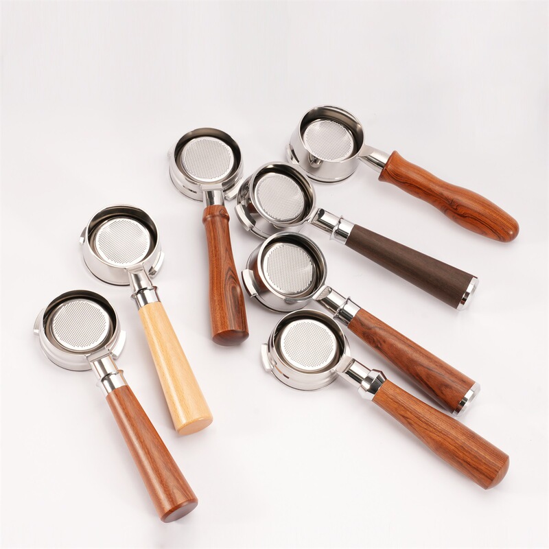 Nova Inclined Ears 58MM Bottomless Coffee Machine Handle Gaggia Bezela Italian Stainless Steel Handle Coffee Handle