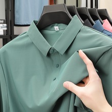 短袖polo衫男商务休闲夏季新款中老年爸爸装时尚休闲翻领百搭上衣