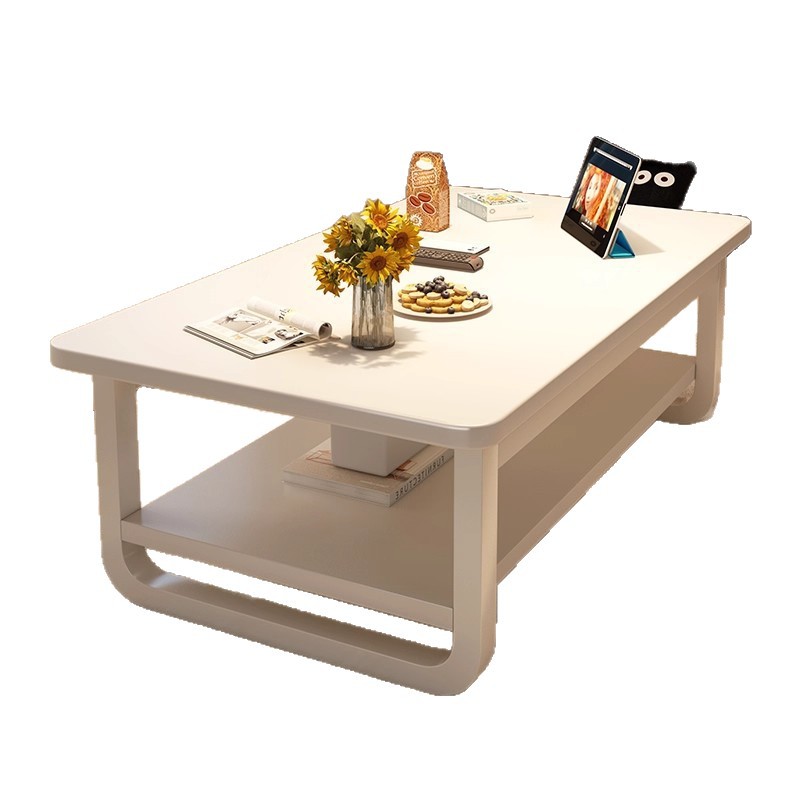 Mesa de té pequeña sala de estar doméstica simple mesa de alquiler moderna simple sofá creativo cuadrado mesa de té
