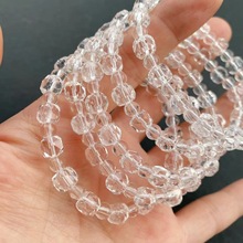 7mm天然AB白水晶方糖手链切面立方体散珠DIY串珠饰品手串厂家批发