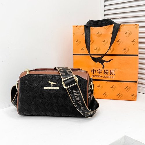 Spring and Autumn New Single Shoulder Bag Crossbody PU Herringbone Korean Style Quality Influencer Fast Shipping Women's Bag Wholesale Direct Sale