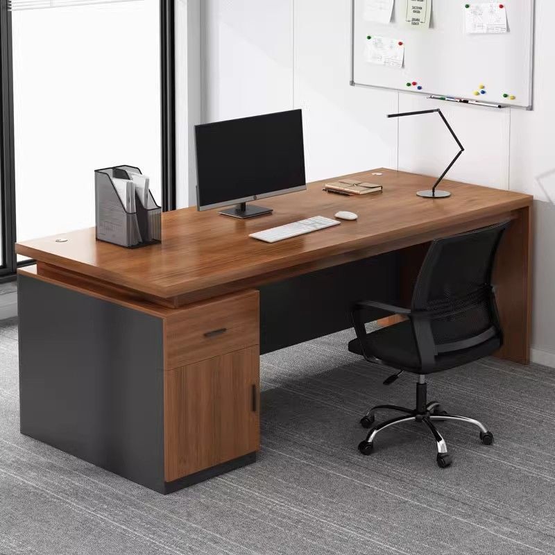 オフィスデスク ボスデスク ホームコンピュータデスク デスクトップ シンプル モダン オフィススタッフ スタッフデスクと椅子 テーブルデスク|undefined