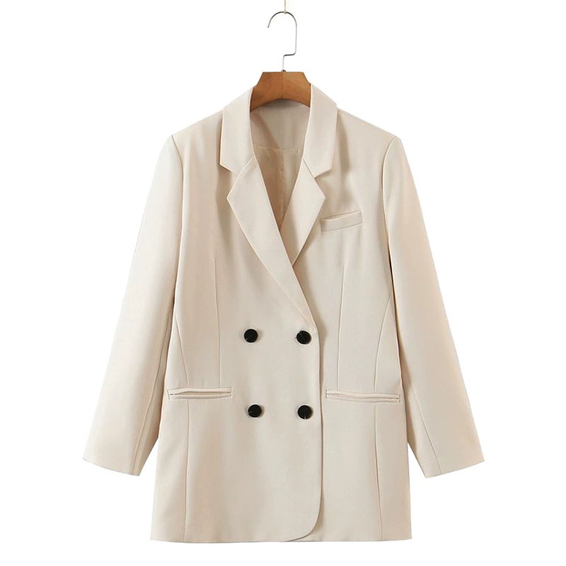 Повседневный костюм против морщин с диагональными узорами 8235 больших размеров женский многоцветный двубортный костюм костюм куртка