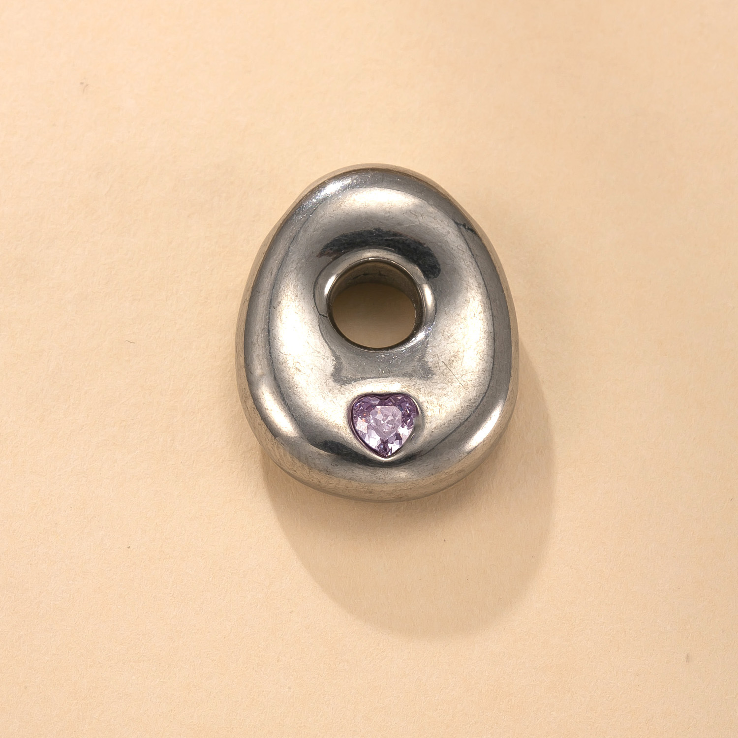 Colgante único transfronterizo de joyería de acero inoxidable fundición con incrustaciones de diamantes de color 26 letras accesorios de collar moda simple pulsera briy