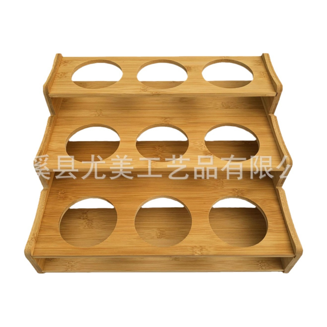 Portavasos de bala de bambú estante de copa de vino blanco espíritus portavasos separador de vino estante traje de almacenamiento de taza estante