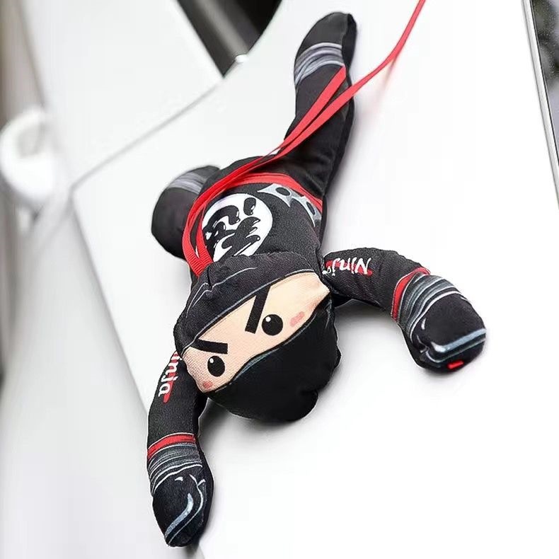 Motorcycle and Car Fuel Tank Protector Ninja Turtle Magnetic Plush Toy Magnet Cute Cartoon Doll Spider F5