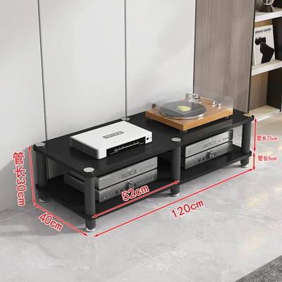 Hifi Cabinet Theater Audio-Visual | Electric car big tripod - second-floor-black-shelf-blackboard