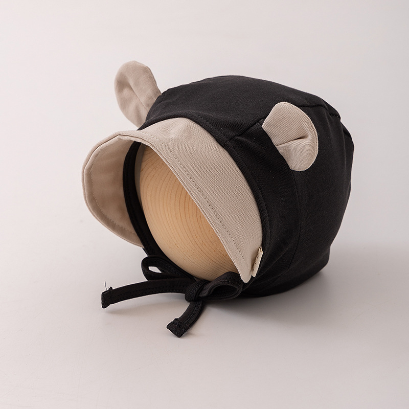 Primavera y otoño sombreros para bebés, sombreros de algodón para bebés, gorras lindas para niños y niñas, gorras delgadas para pequeños meses de edad