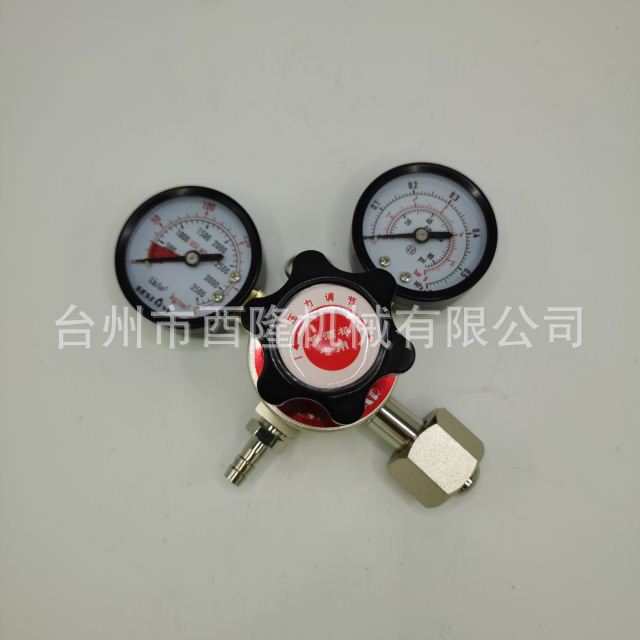 厂家直供啤酒机二氧化碳气压表，钢瓶气表