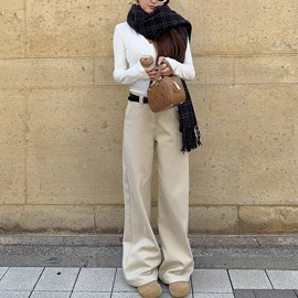 时尚休闲套装;女式针织衫;连衣裙