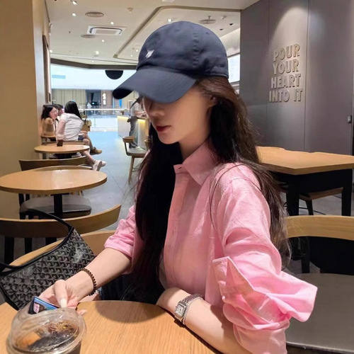 Sun-protection and scanning code scanning couple's shirt, Ralph Polo pony linen shirt, women's RL standard, spring and autumn men and women's long-sleeved embroidery