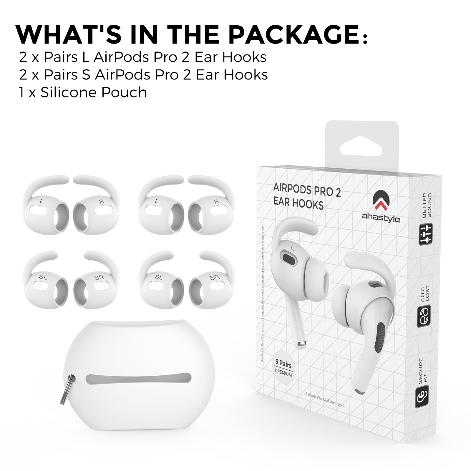 Adecuado para Apple AirPods Pro 2 orejeras Pro segunda generación de silicona anti-perdida antideslizante orejeras especiales image 15