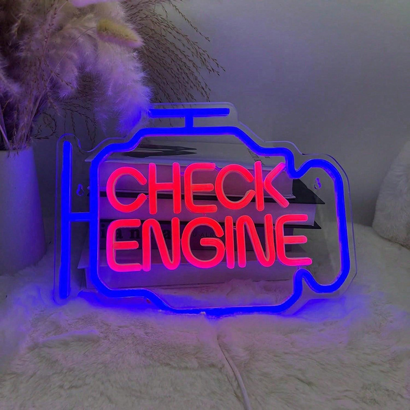 Transfronterizos venta caliente lámpara LED luminosa de neón acrílico lámpara USB patrón de cartel interior lámpara de decoración de fiesta