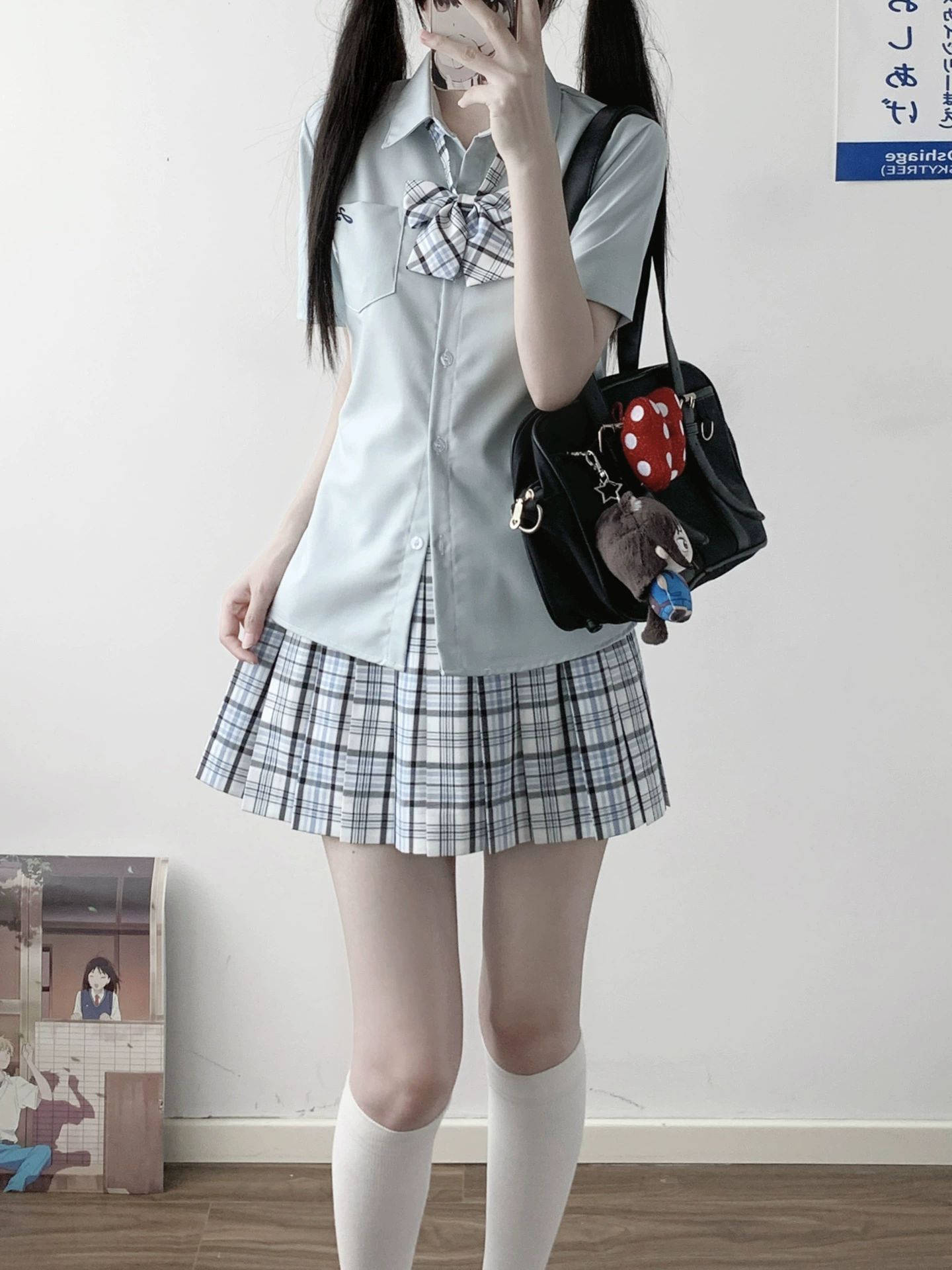 Genuine skirt, Japanese white colored uniform