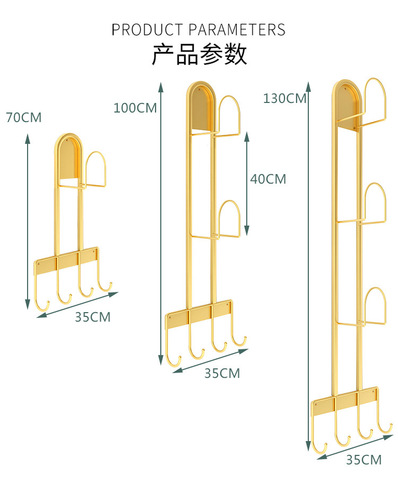 Bold motorcycle electric vehicle helmet display rack home storage display rack helmet hook wall hanging rack