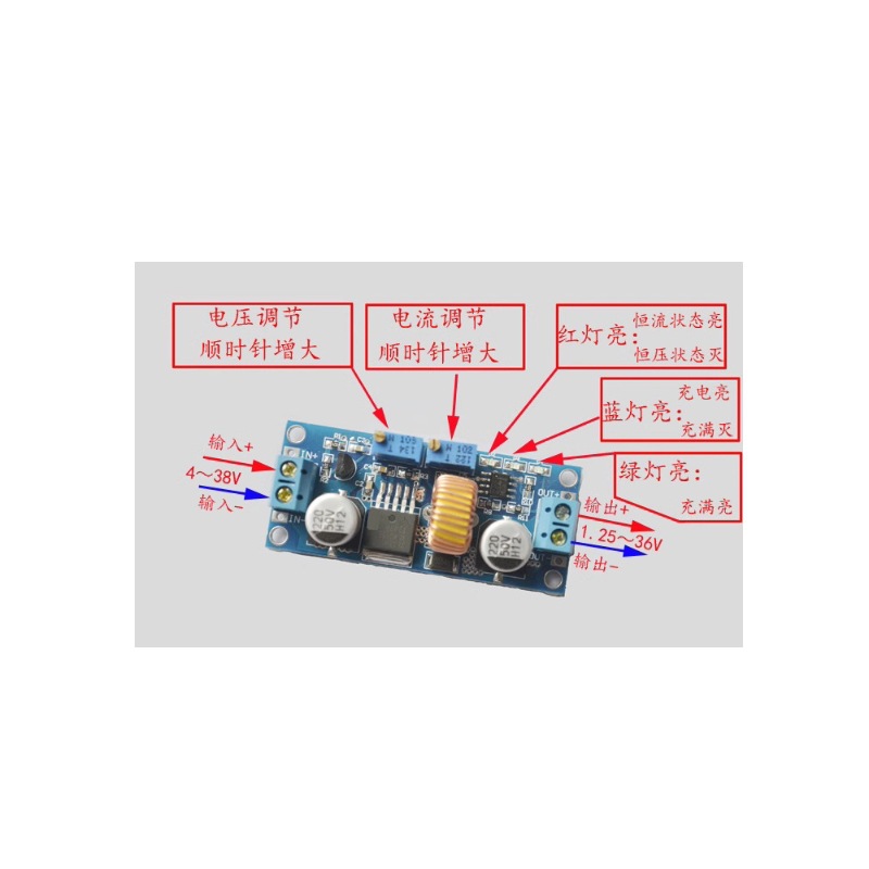 5A antihypertensive board XL4015 constant current constant pressure