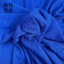 千千叶针织提花皱布千层皱牛肚布泡泡布女装服饰面料头饰饰品布料