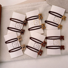 对装~卡通丝绒小熊发夹高级感少女百搭碎发侧边刘海BB夹发卡头饰