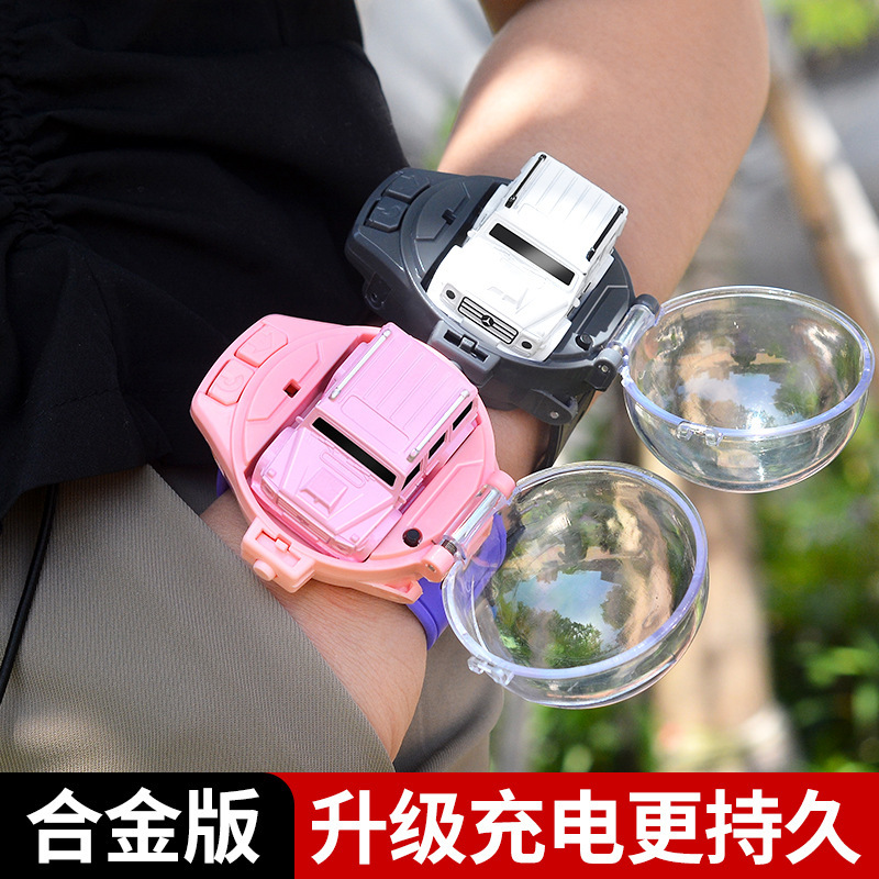 Shake the sound of the same online red toy watch remote control car charging electric children's mini racing car Boys and Girls car generation
