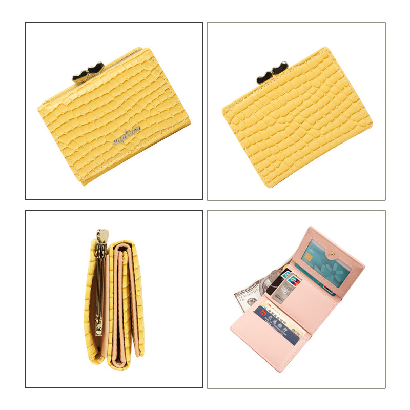 Suphiar2024 multi-tarjeta cremallera bolso de cambio corto almacenamiento transfronterizo damas personalizadas doble cremallera