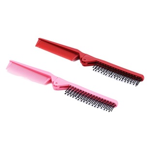 Fashion hairdressing comb spot new folding comb disc hair comb folding comb manufacturers