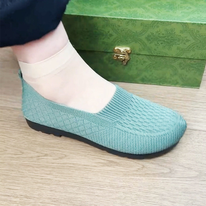 Giày lười nữ vải bạt mũi tròn đế bệt thoáng khí — Giày vải nữ N3 - màu tím, Giày vải nữ N3 - màu xanh lá, Giày vải nữ N3 - màu xám, Giày vải nữ N3 - màu đen chi tiết 7