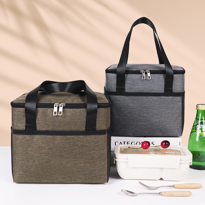 Oxford impermeable bolsa de bento bolsa de aislamiento térmico paquete de hielo de gran capacidad paquete de picnic caja de almuerzo catiónico paquete de hielo grande bolsa de aislamiento térmico