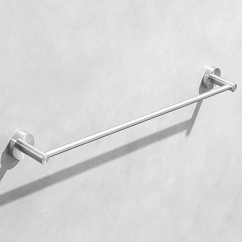 Toallero de acero inoxidable 304, toallero de baño, estante de almacenamiento para baño, barra para toallas montada en la pared sin taladrar, estilo moderno minimalista image 18