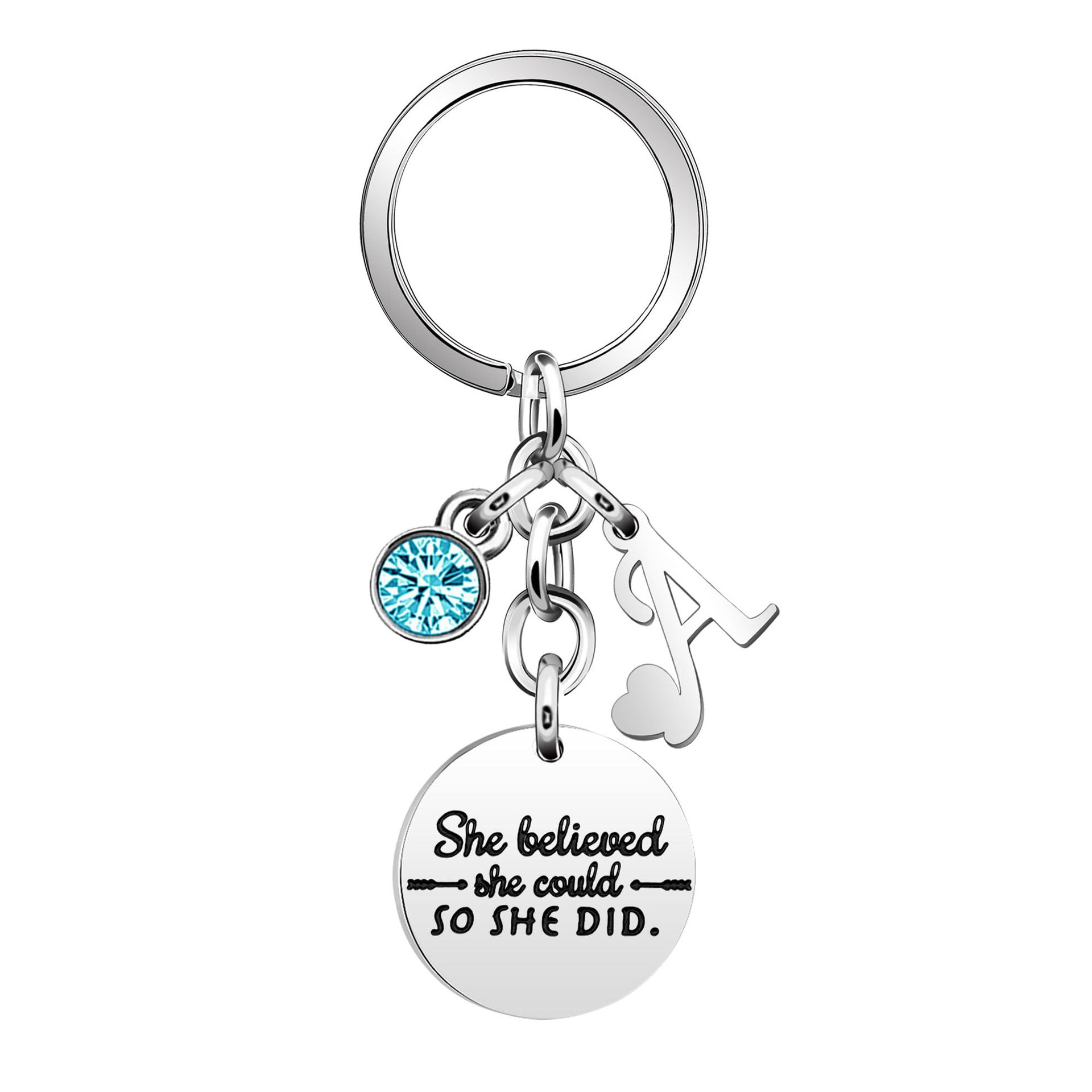Keychain with letters, letter A