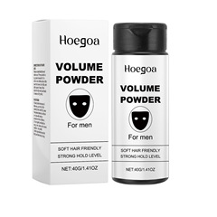 HOEGOA ボリュームスタイリングヘアパウダー 優しい成分 洗い流さないふわふわコントロール フレッシュで爽やかな長持ちスタイリングヘアパウダー