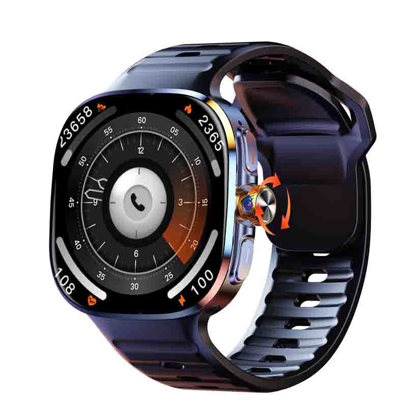 跨境大屏全球频段圆形M99蜂窝版4g5g可插卡智能手表smart watch|undefined