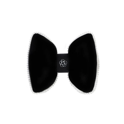 Seat cushion, seat cover – Warm-keeping Car Seat Cushion - plush-butterfly-shaped-headrest-tooth-edge-camellia-black