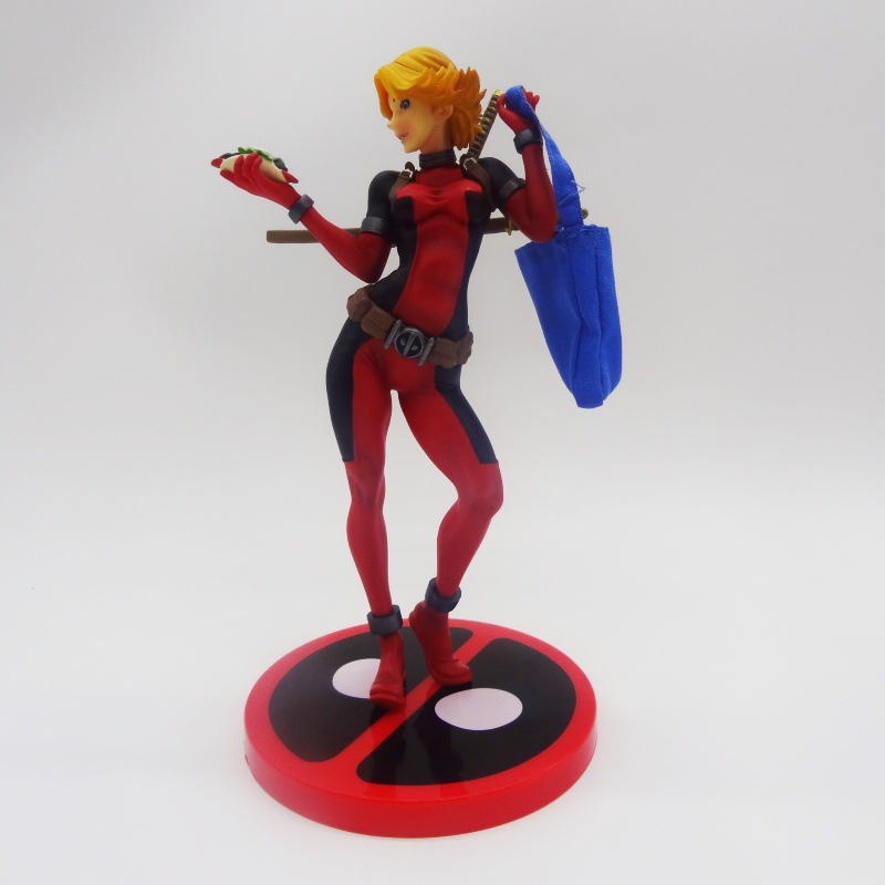 ARTFX MARVEL DWASPOOL LADY DEADPOOL X-MEN 헤드 변경 영화 박스 모델 핸드셋