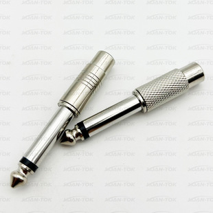 6.5 turn AV Lotus head 6.35 turn RCA Lotus female adapter mixer microphone audio conversion plug