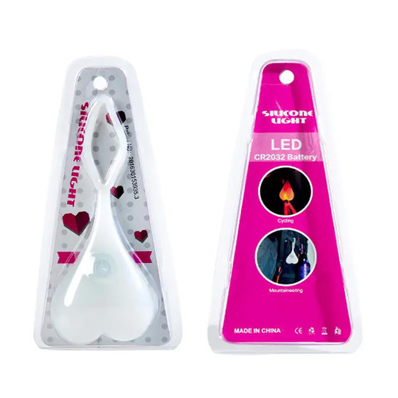 Bicycle Tail Light Night Riding Mountain Bike Silicone Egg Lamp Creative Love Warning Light