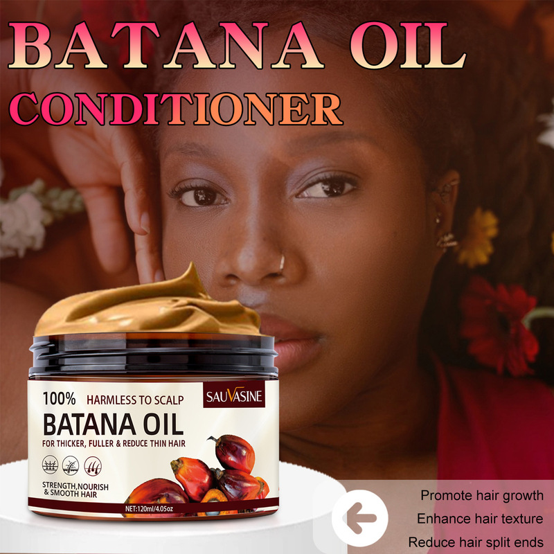 Cross-Border Shuowoxin Batana Oil Hair Conditioner 120ml Moisturizing, Repairing, Strengthening, and Preventing Hair Loss Batana Oil