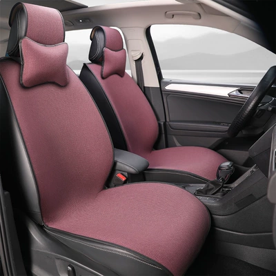 seasons, made of breathable linen, designed for ventilation, Four Seasons Pad - purple-comfort-edition-single-seat-1-universal