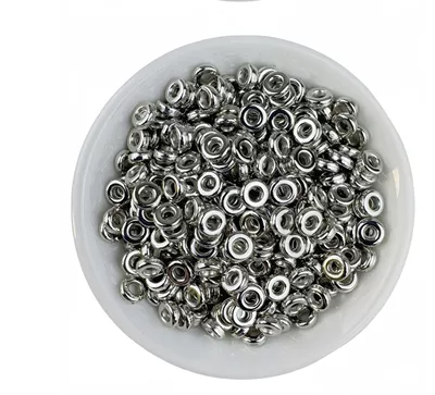 Solid Color High-Gloss Plated Edge-Cut Zərgərlik ara hissələri - 02-6mm-aperture-2mm20g-about-440-pieces