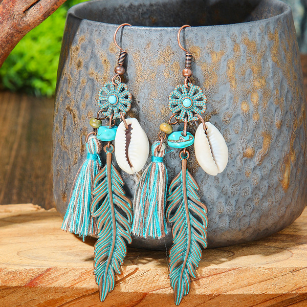 retro ethnic fashionable earrings