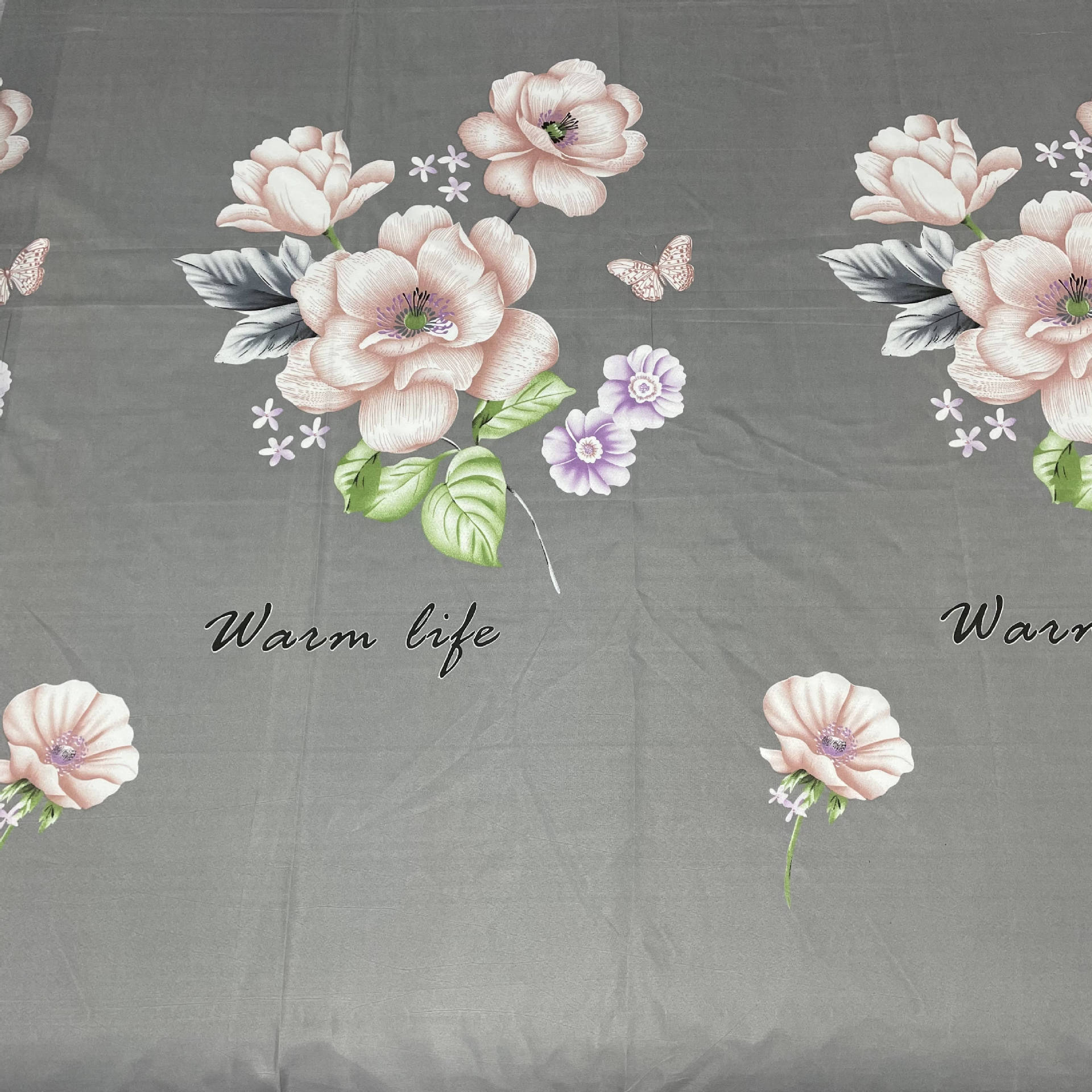 [Fabricante] 70 g mariposa flor de urdimbre tela de colchón precio superior tela de colchón impresa de punto punto image 4