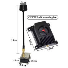 3.3G 3W 4w max V FPV穿越机16CH模拟图传模块VRX接收器发射器