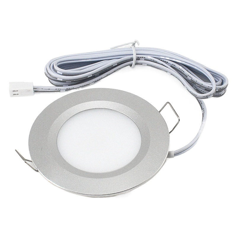 Светодиодный светильник для шкафа, подсветка для витрин, освещение для автодомов, встраиваемый светильник для винных шкафов и гардеробов, маленький потолочный светильник 12В, стиль «легкий люкс»