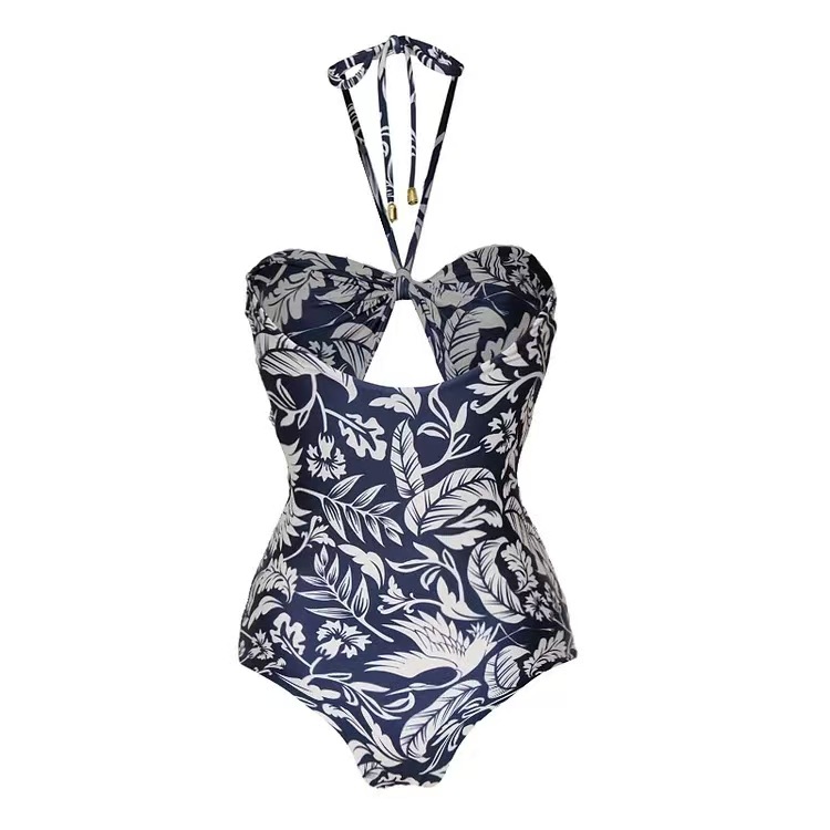 GraceChic GraceChic European And American Sexy One-Piece Two-Piece Set Cross-Border New Beach Style Hollow Out Push-Up Tight-Fitting_voghion.com