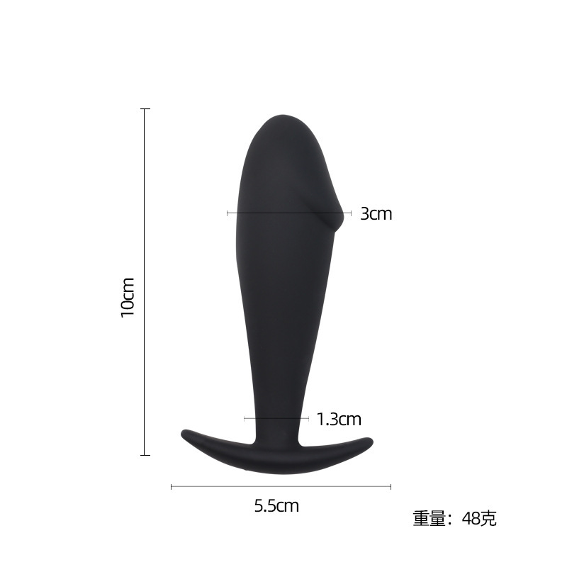 Small Silicone Anal Plug with Beaded Shape, Portable Entry-Level Dilatation Toy — detail image 9